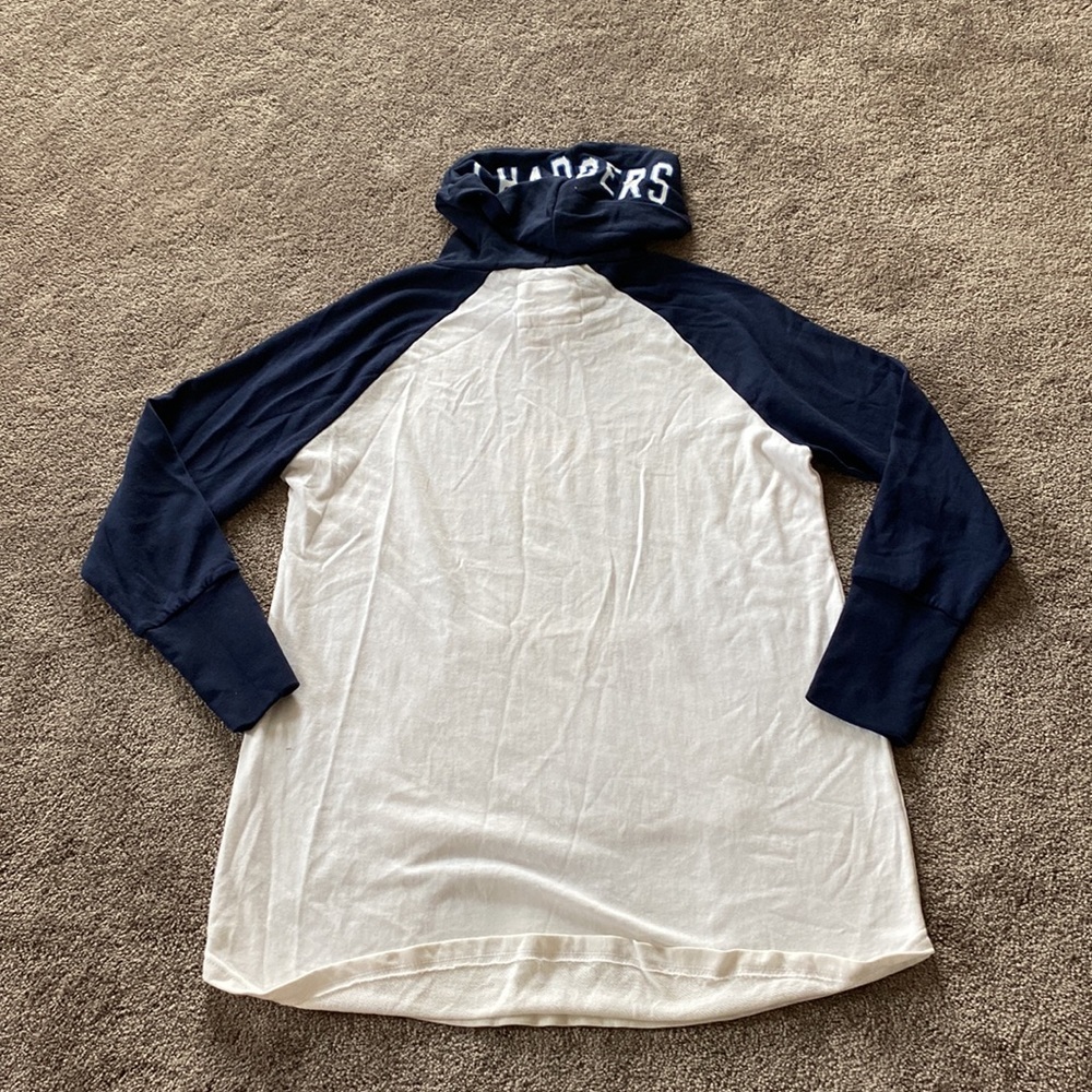 NFL Los Angeles Chargers Hoodie Raglan Sleeve Pullover Football Graphic SIZE XL - Picture 5 of 6